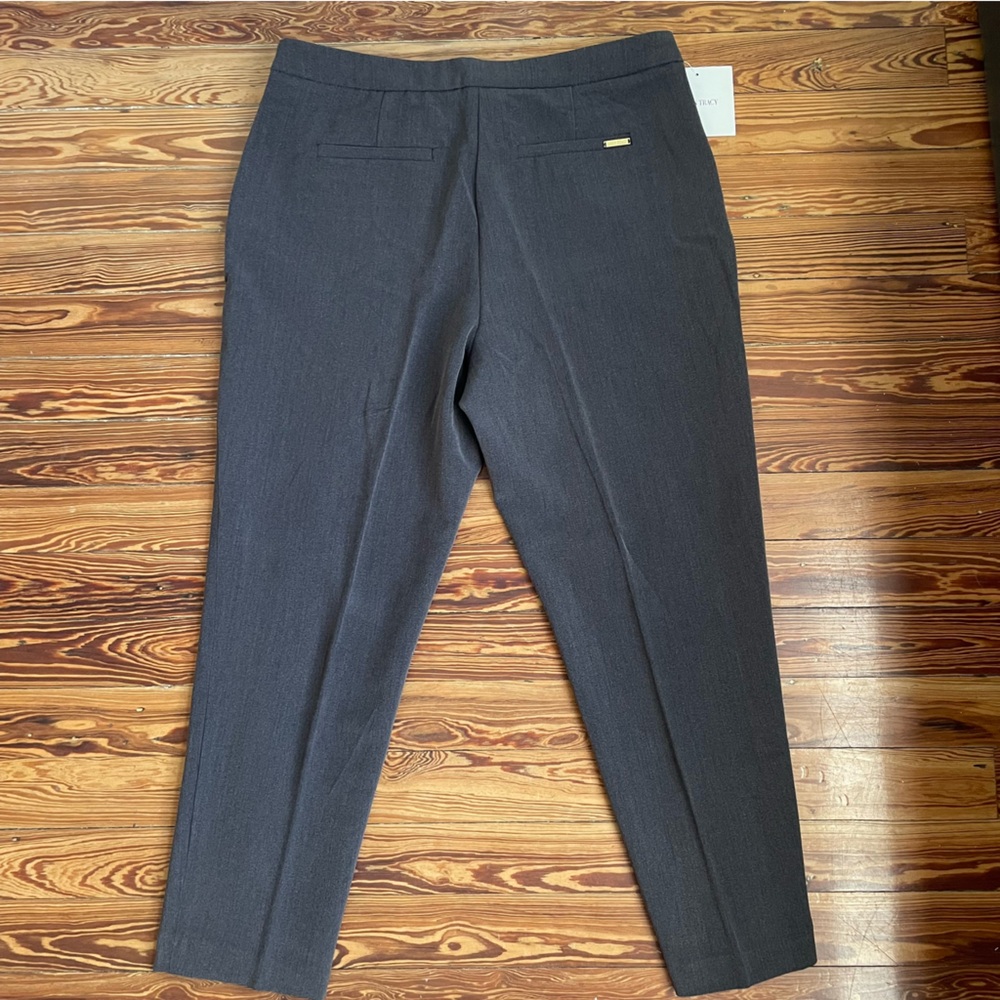 NWT Ellen Tracy Charcoal Pants - Picture 8 of 9